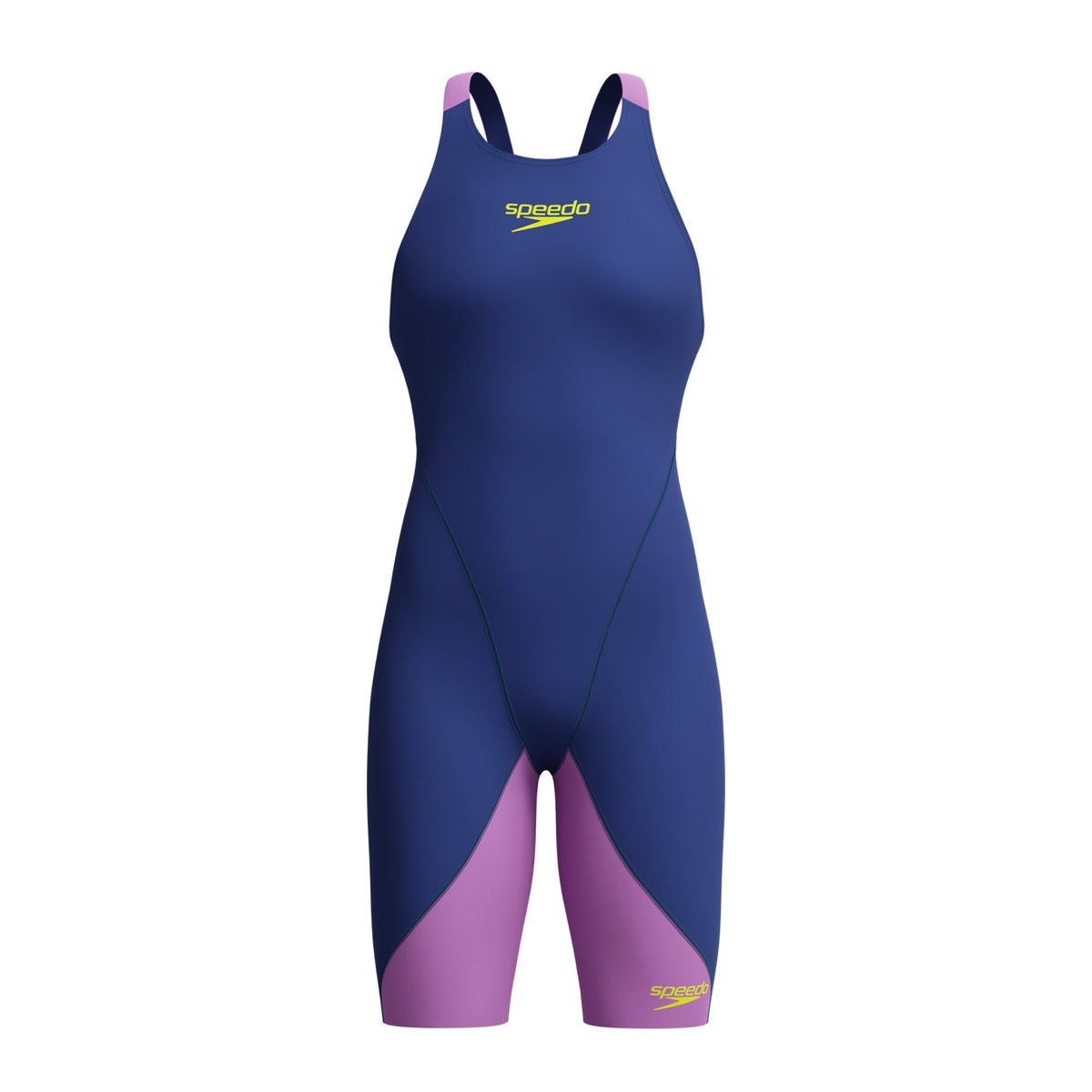 Navy - Front - Speedo Womens-Ladies Fastskin LZR Ignite One Piece Swimsuit