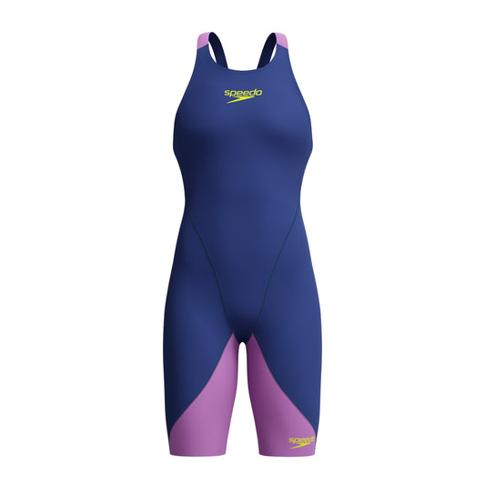 Navy - Front - Speedo Womens-Ladies Fastskin LZR Ignite One Piece Swimsuit