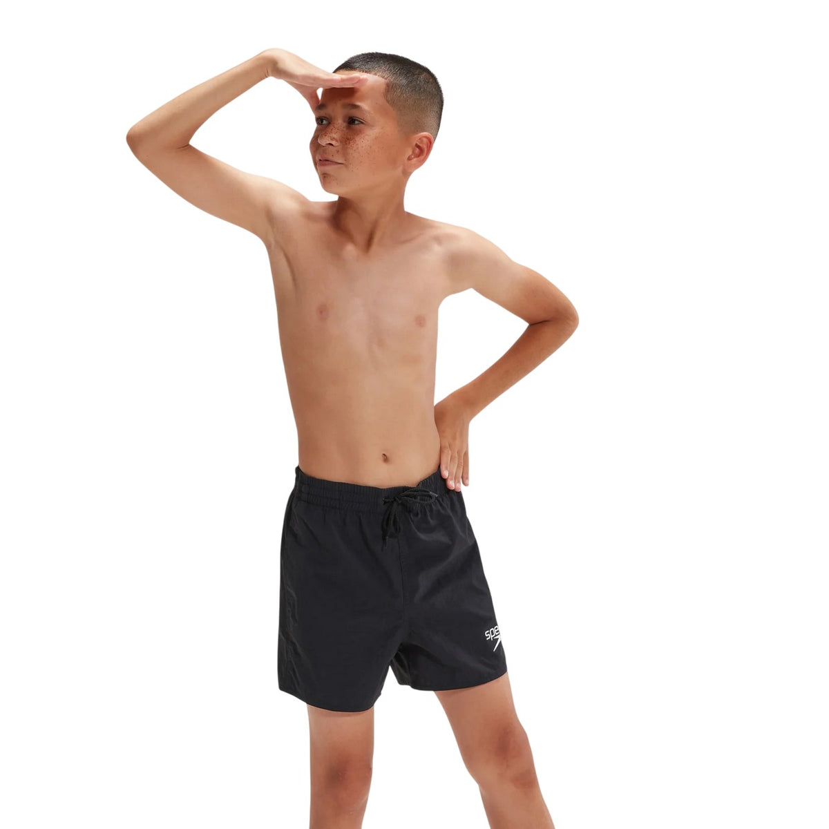 Black - Lifestyle - Speedo Boys Essentials Swim Shorts