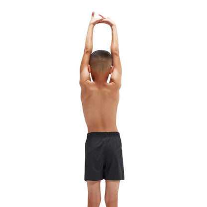 Black - Close up - Speedo Boys Essentials Swim Shorts
