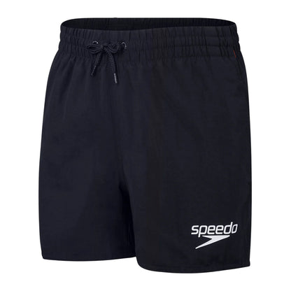 Black - Front - Speedo Boys Essentials Swim Shorts