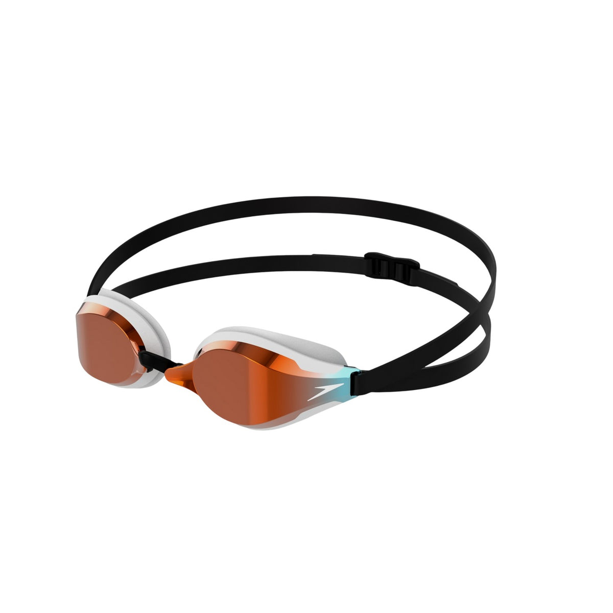 White - Front - Speedo Fastskin Speedsocket 2 Mirror Swimming Goggles