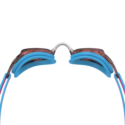 Blue - Lifestyle - Speedo Childrens-Kids Vanquisher 3.0 Mirror Swimming Goggles