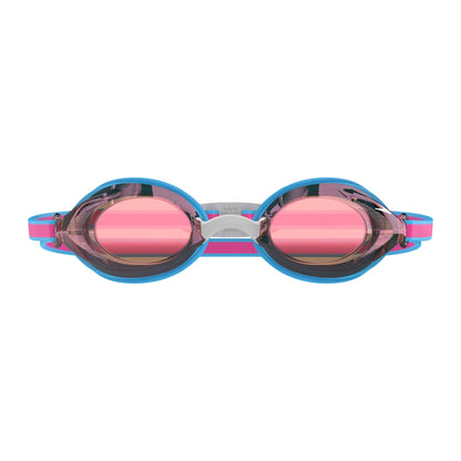 Blue - Front - Speedo Childrens-Kids Vanquisher 3.0 Mirror Swimming Goggles