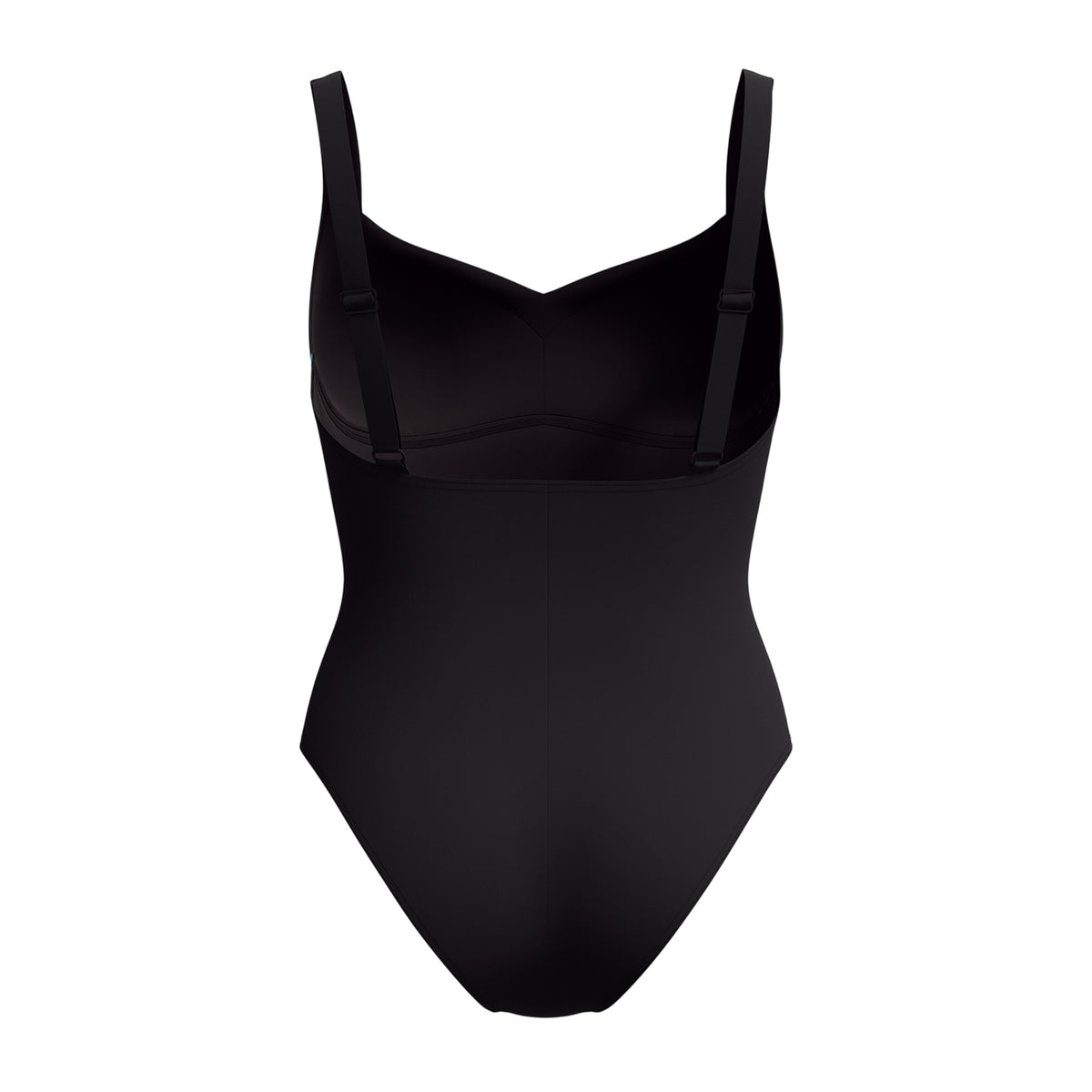Blue - Back - Speedo Womens-Ladies Lunaelustre Printed Shaping One Piece Swimsuit