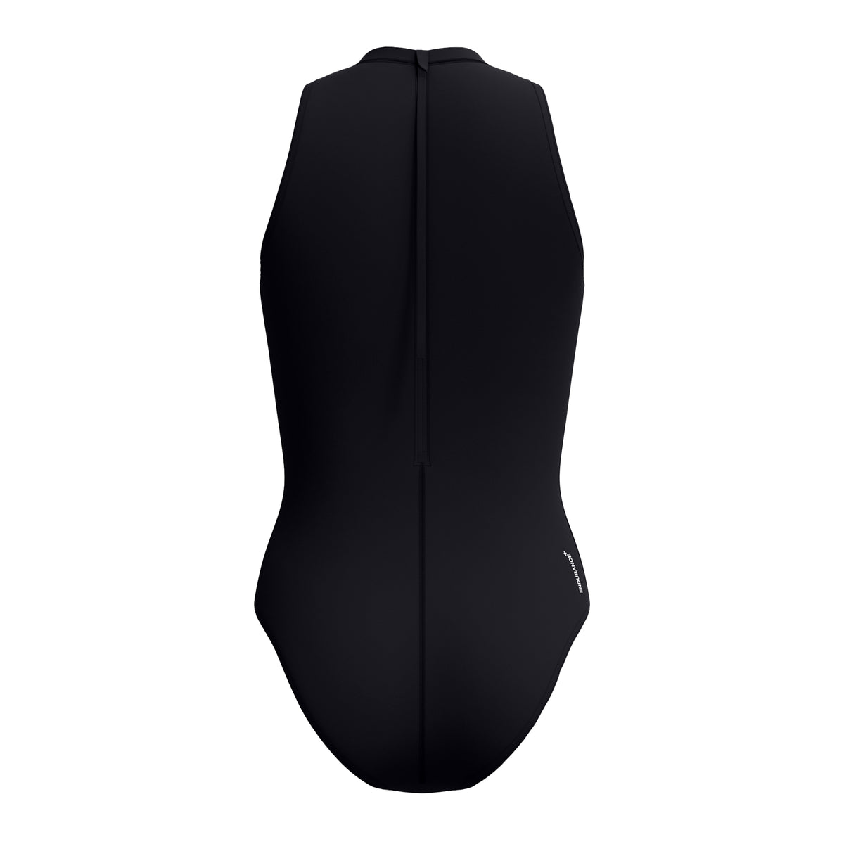 Black - Back - Speedo Womens-Ladies Hydrasuit Logo Endurance+ One Piece Swimsuit