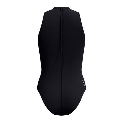 Black - Back - Speedo Womens-Ladies Hydrasuit Logo Endurance+ One Piece Swimsuit