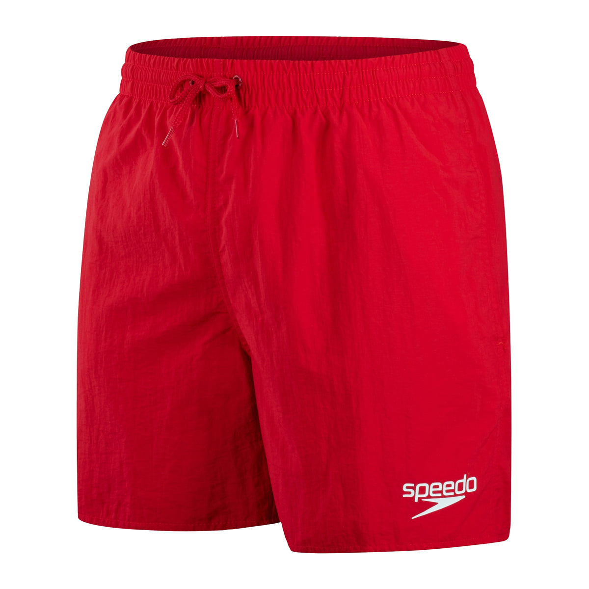 Red - Front - Speedo Mens Plus Size Essential Swim Shorts