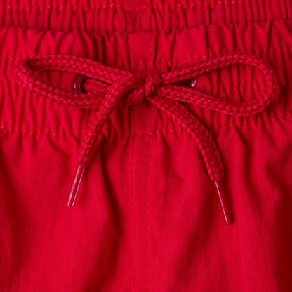 Red - Back - Speedo Mens Essential Swim Shorts