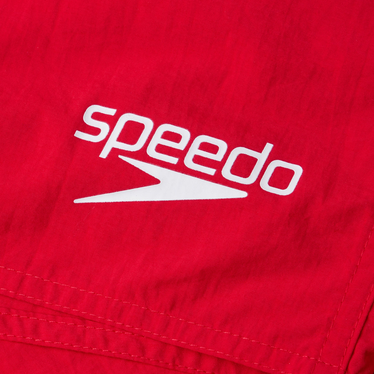 Red - Side - Speedo Mens Essential Swim Shorts