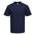 Navy - Front - Portwest Mens Anti-Static T-Shirt