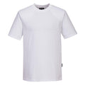 White - Front - Portwest Mens Anti-Static T-Shirt