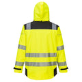 Yellow-Black - Back - Portwest Mens PW3 3 In 1 Hi-Vis Jacket