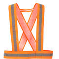 Orange - Front - Portwest High-Vis Strap Vest