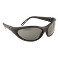 Smoke - Front - Portwest Unisex Adult Umbra Safety Glasses