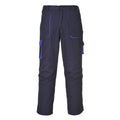 Navy - Front - Portwest Mens Texo Contrast Work Trousers