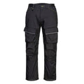 Black - Front - Portwest Mens Piped Reflective Trousers
