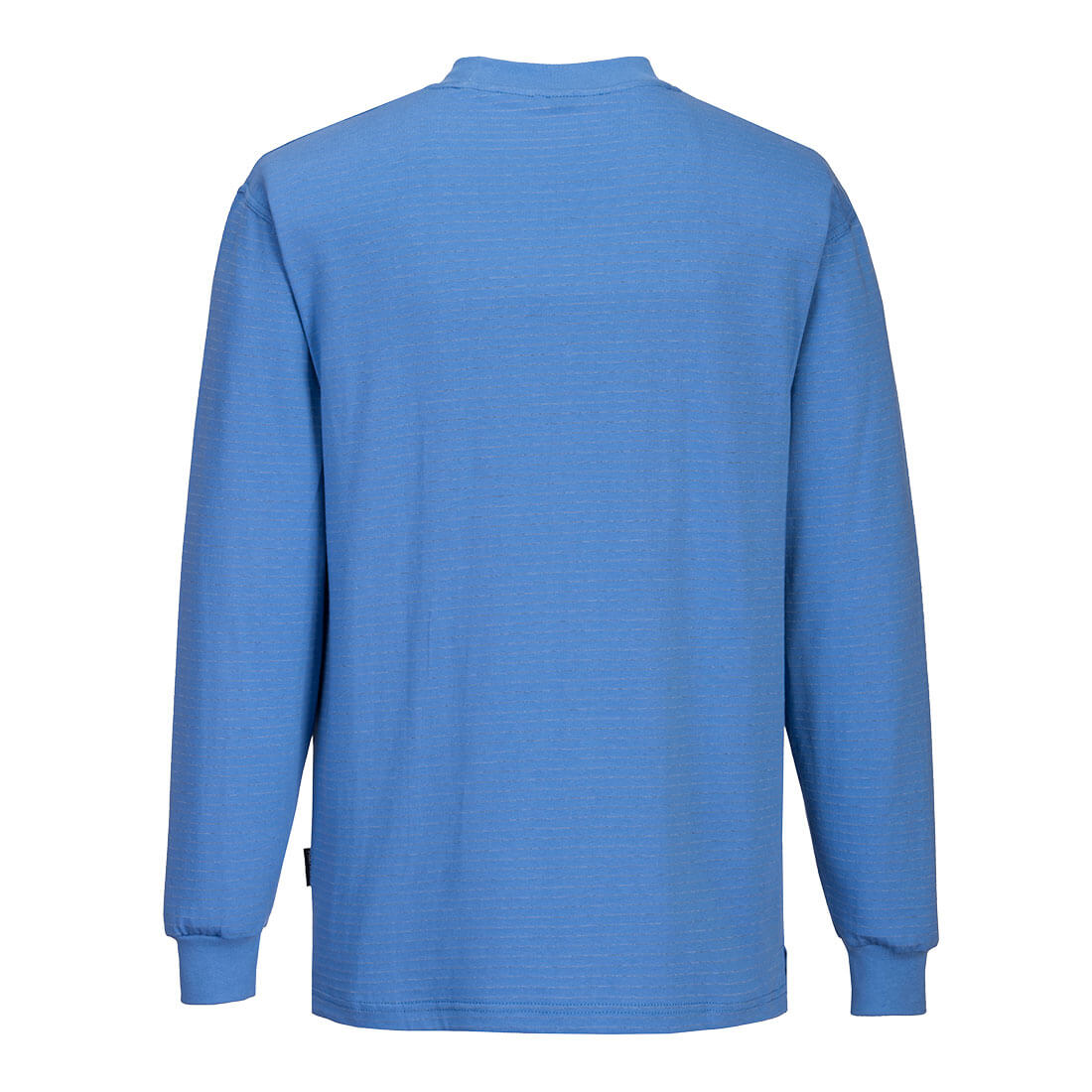 Hamilton Blue - Back - Portwest Mens Anti-Static Long-Sleeved T-Shirt