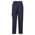 Navy - Front - Portwest Womens-Ladies C099 Cargo Trousers