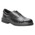 Black - Front - Portwest Mens Steelite Executive Leather Oxford Shoes