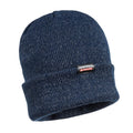 Navy - Front - Portwest Knitted Reflective Beanie