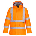 Orange - Front - Portwest Mens Hi-Vis Winter Jacket