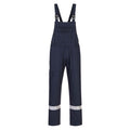 Navy - Front - Portwest Mens Iona Bizweld Bib And Brace Overall