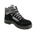 Black - Front - Portwest Mens Leather All Weather Hiking Boots