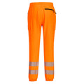 Orange-Black - Back - Portwest Mens KX3 Hi-Vis Flexible Safety Jogging Bottoms