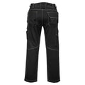 Black - Back - Portwest Womens-Ladies PW3 Stretch Work Trousers