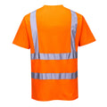 Orange - Back - Portwest Mens S170 Hi-Vis Comfort T-Shirt
