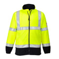 Yellow - Front - Portwest Mens Flame Resistant Hi-Vis Coat