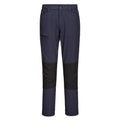 Dark Navy-Black - Front - Portwest Mens WX2 Stretch Work Trousers