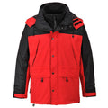 Red-Black - Front - Portwest Mens Orkney 3 in 1 Breathable Jacket