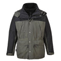 Grey-Black - Front - Portwest Mens Orkney 3 in 1 Breathable Jacket