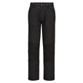 Black - Front - Portwest Mens WX2 Stretch Work Trousers