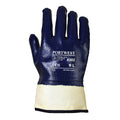 Navy - Back - Portwest Unisex Adult A302 Nitrile Safety Gloves