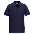 Navy-Royal Blue - Front - Portwest Mens Essential Two Tone Polo Shirt