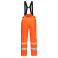 Orange - Front - Portwest Mens Bizflame Rain Hi-Vis Trousers