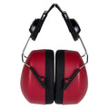 Red - Front - Portwest PW42 Clip-On Ear Defenders