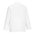 White - Back - Portwest Mens Somerset Chef Jacket