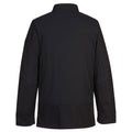 Black - Back - Portwest Mens Surrey Long-Sleeved Chef Jacket