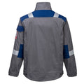 Grey - Back - Portwest Mens Two Tone Bizflame Ultra Jacket