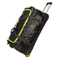 Black - Back - Portwest PW3 Water Resistant 100L Wheeled Duffel Bag