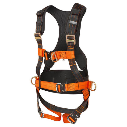 Black-Orange - Front - Portwest Ultra 3 Point Harness
