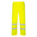 Yellow - Back - Portwest Mens Hi-Vis Breathable Rain Trousers