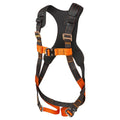 Black-Orange - Front - Portwest FP71 1 Point Safety Harness