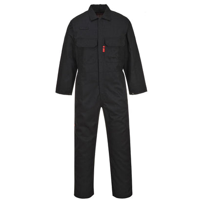 Black - Front - Portwest Unisex Adult Bizweld Fire Resistant Overalls