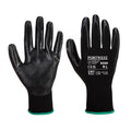 Black - Front - Portwest Unisex Adult A320 Dexti Grip Gloves