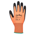 Orange-Black - Back - Portwest Unisex Adult A335 Dermi NPR15 Nitrile Grip Gloves